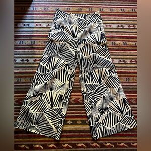 Kirstie wide leg cotton Anthropologie print pant